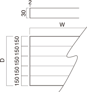 TP-198エッジ形状 サイズ