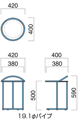 タンプテーブル2サイズ