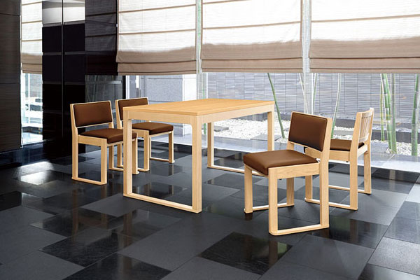 長門Ⅱソリ付テーブル N