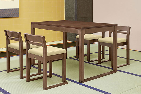 長門Ⅱソリ付テーブル D