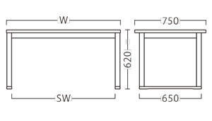 椛テーブルサイズ