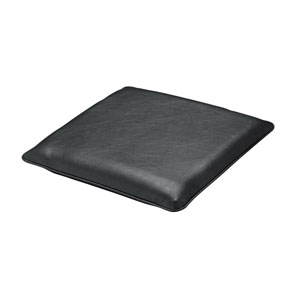 レザー座布団(小)40厚 390角 黒色