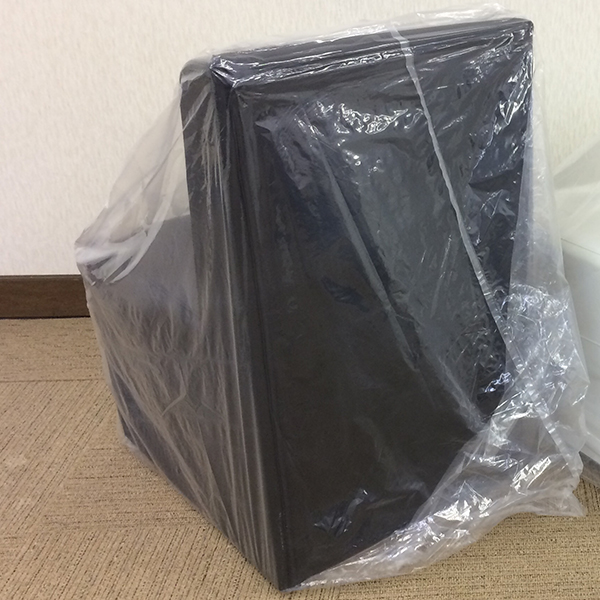 クラルテ 1人掛けソファ（ブラック）